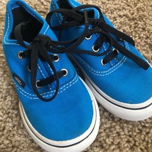 Kids Blue Vans (Toddler size 6)